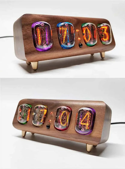 Retro Nixie Tube Digital Clock Bluetooth Smart Display