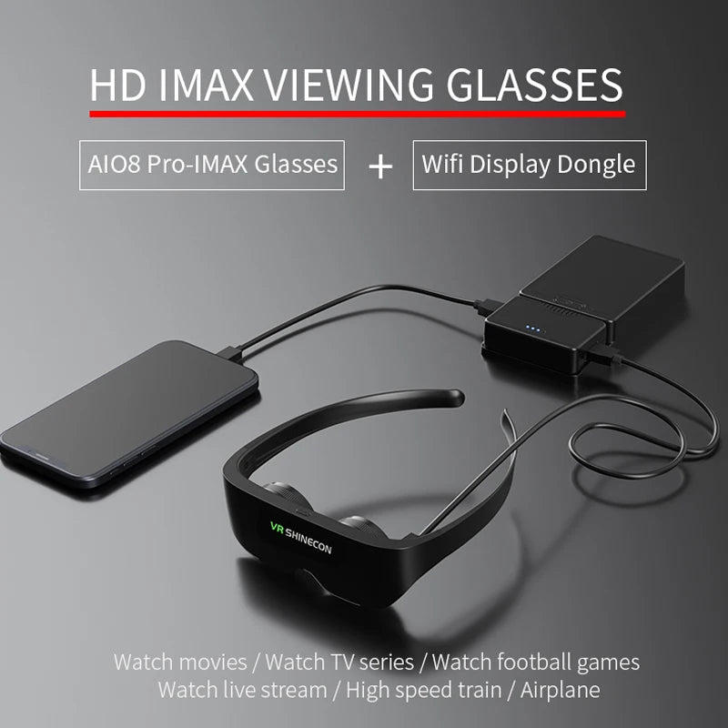 XR Smart VR Glasses for Movies TV & Gaming