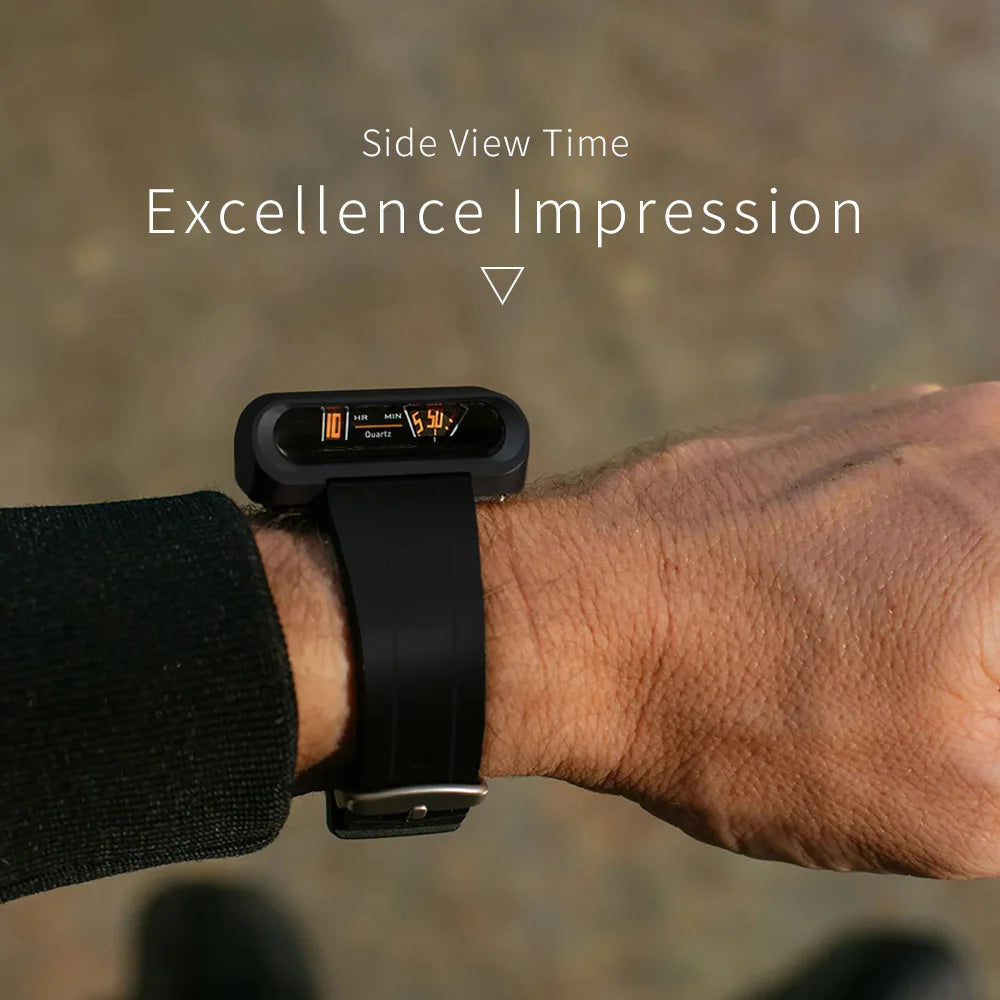Steel Strap Black Casual Stainless Steel Sport Watch