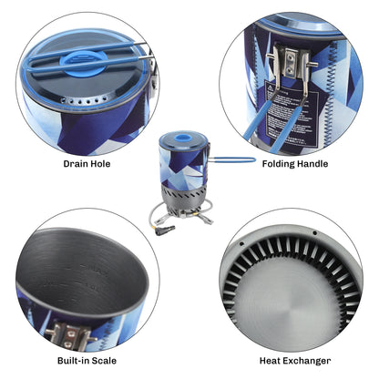 Portable Camping Stove with Pressure Regulator Valve