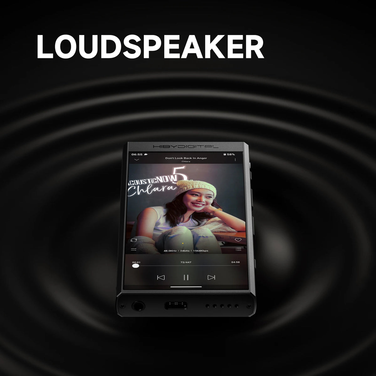 HiFi Android 13 Music Player 32GB DSD256 WiFi Bluetooth