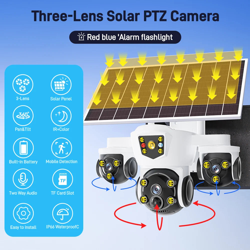 10X Zoom 128GB Outdoor Smart WiFi Camera