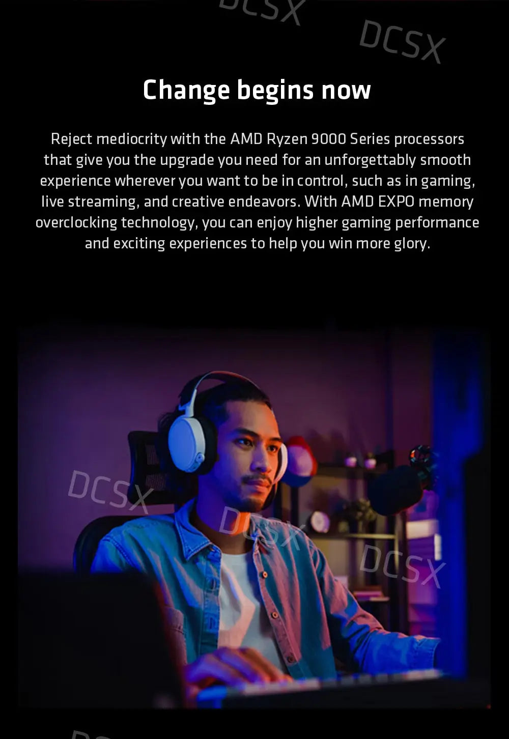 Ryzen 5 9600 6-Core 12-Thread AM5 Desktop Processor