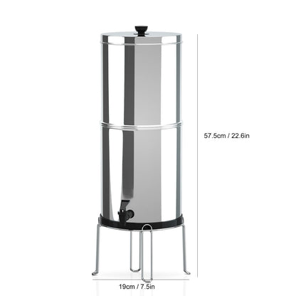 Gravity Water Filter System for Home Camping and Outdoor Use