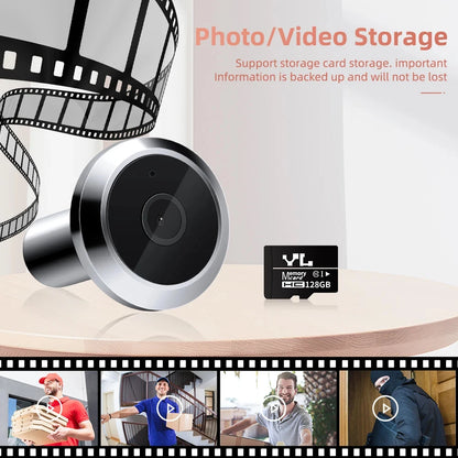 2MP WiFi Smart Video Doorbell with PIR Motion Detection