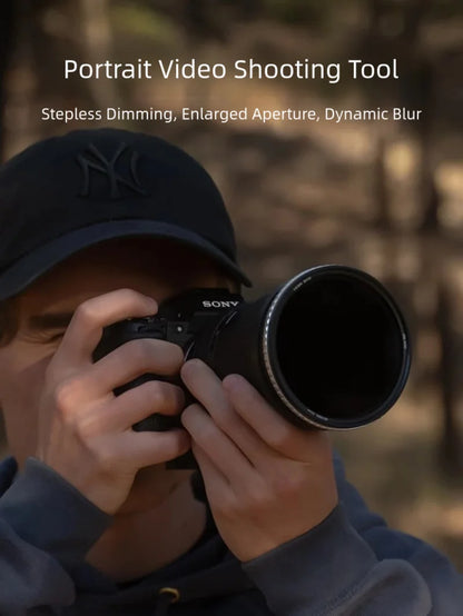 67mm ND Vario Filter 1–5 Stops Photography Lens
