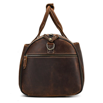 Mens Travel Duffel Bag with Clothes Cover Coffee