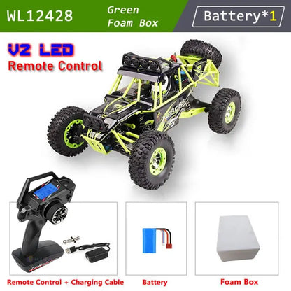 High Speed 4WD Remote Control Car 1:12 LED Climbing Buggy