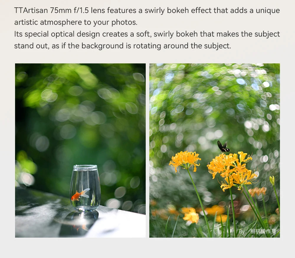 75mm F1.5 Large Aperture Lens M42-Z Mount