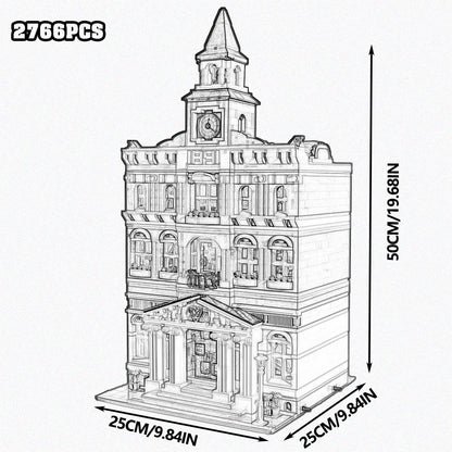 Town Hall Building Blocks Modular City Street Set