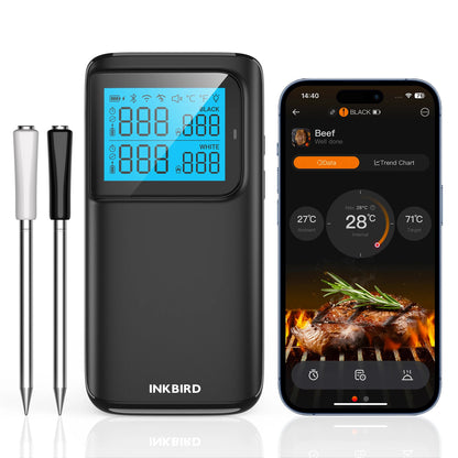 Smart Wireless Meat Thermometer WiFi Bluetooth 5 Probe IP67