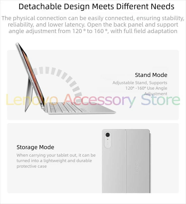 13 Inch Magnetic Keyboard Folio Case for Pro Tablets