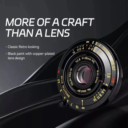 28mm F2.8 Full Frame Manual Focus Lens for Leica M