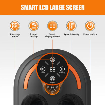 Electric Shiatsu Foot Massager with Heat and Kneading