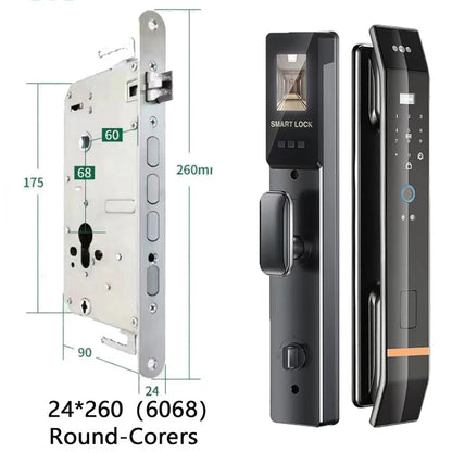 3D Smart Fingerprint and Password Door Lock