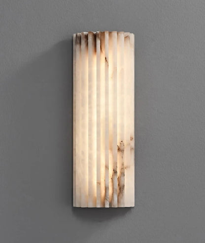 30cm Marble LED Wall Lamp with Warm Ambient Glow