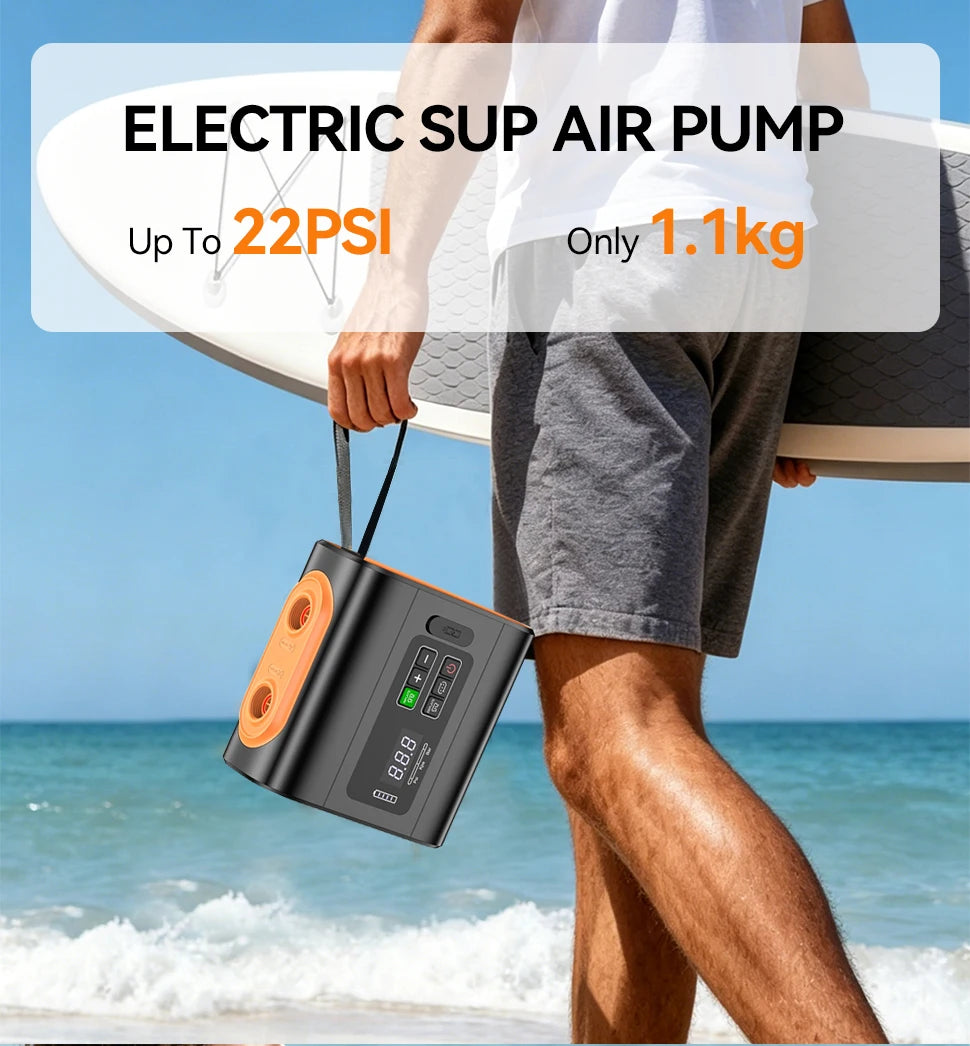 Portable Electric Air Pump for Camping & Travel