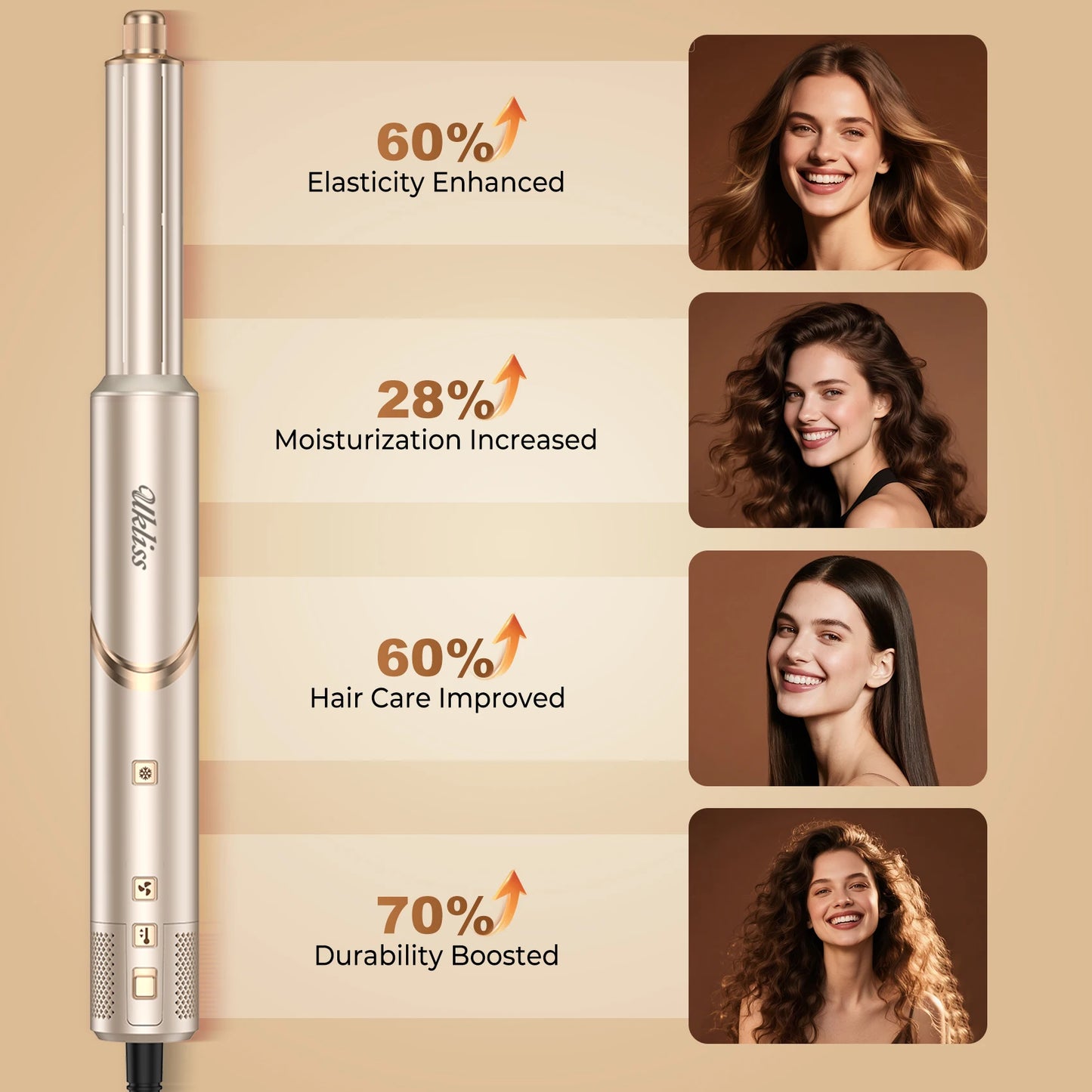 8 in 1 Professional Hair Dryer and Styling Tool Set