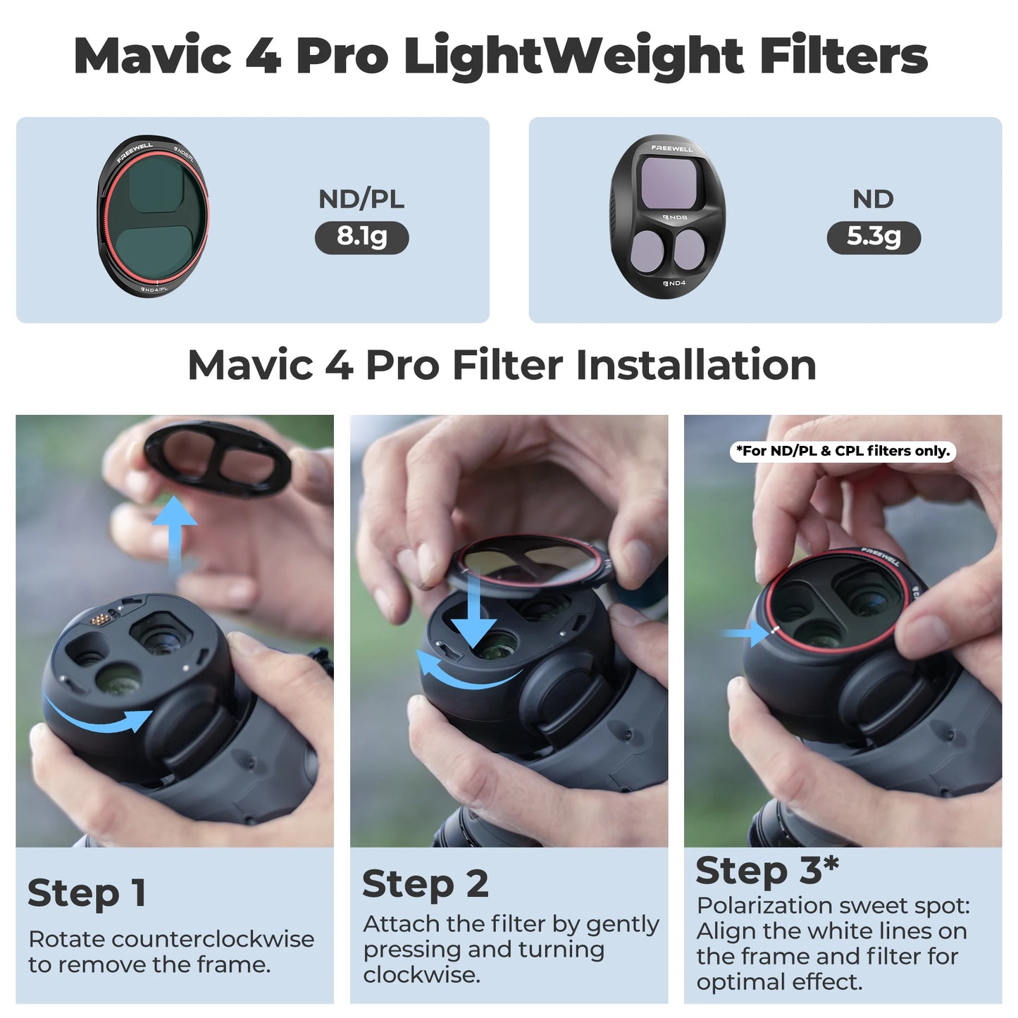 DJI Mavic 4 Pro ND Filters Kit