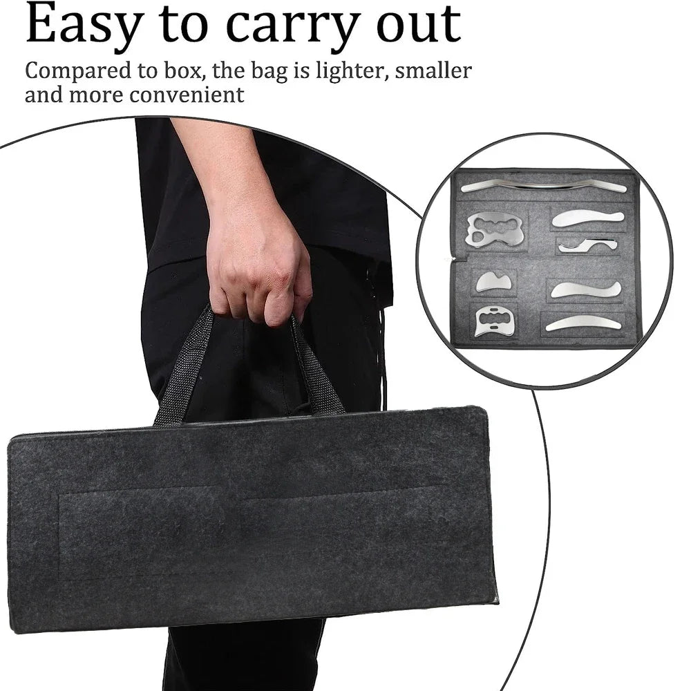 Stainless Steel IASTM Therapy Tool Fascia Muscle Recovery
