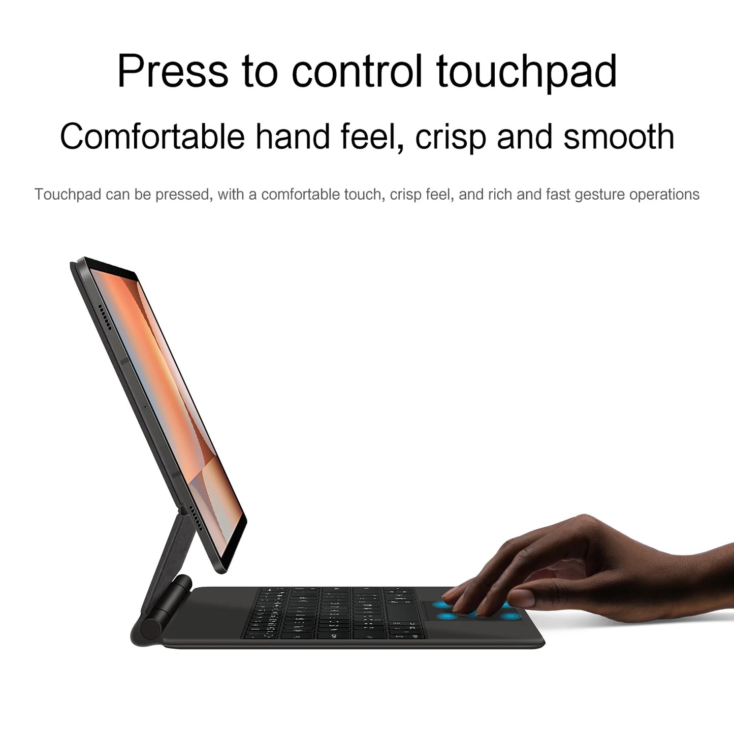 12.4 Inch Magnetic Keyboard Case for Galaxy Tab S7Plus S8Plus