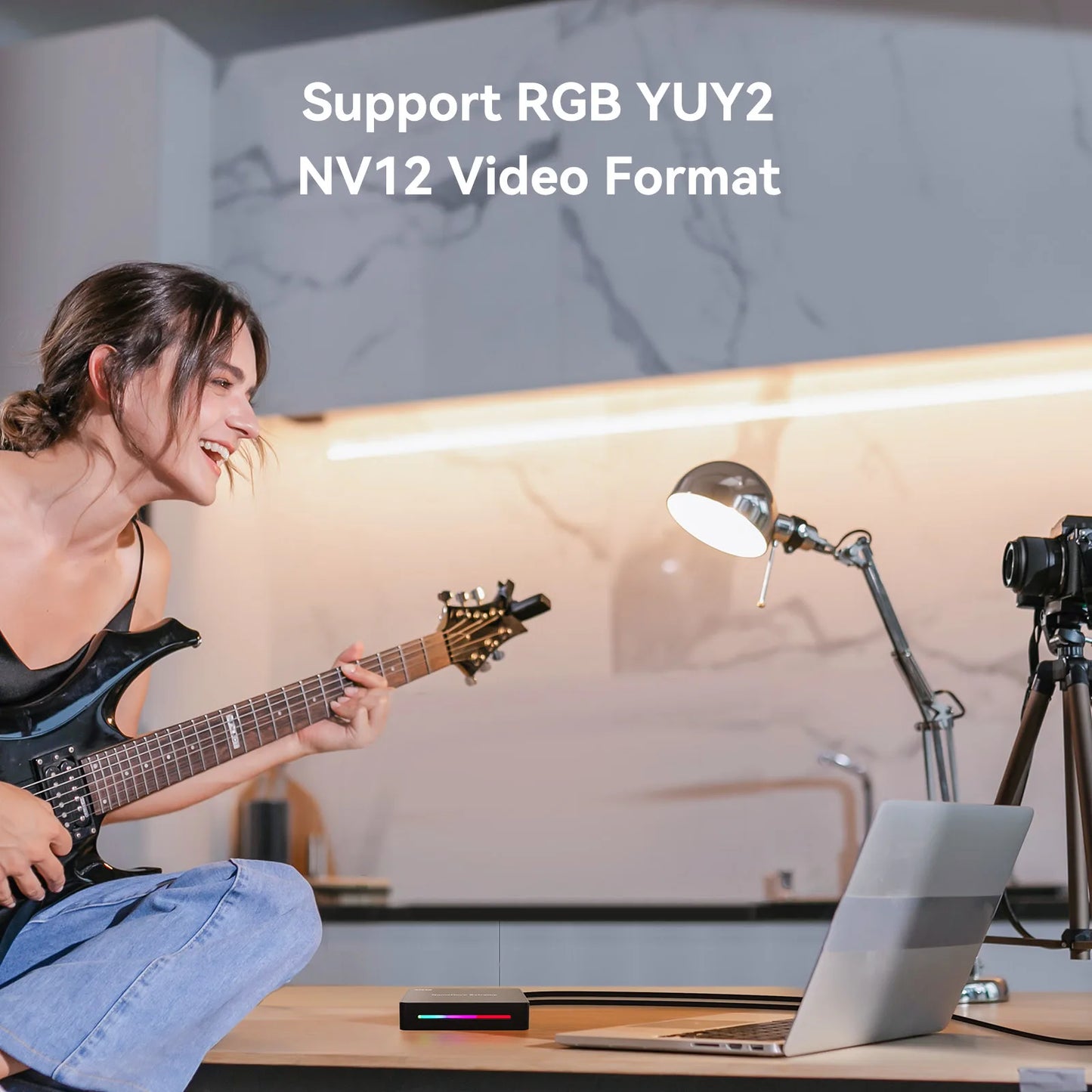 4K 60fps HDMI USB Video Capture Card for Streaming