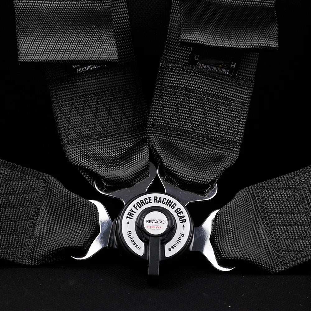 4 Point Racing Seat Belt Harness Red 3 Inch