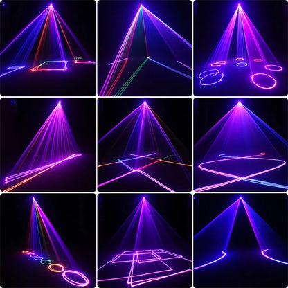 DJ Party RGB Laser Beam Projector with DMX Control