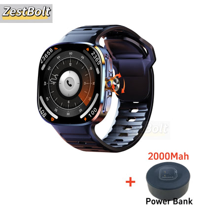Smartwatch with Rotating Camera and 2100mAh Battery