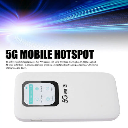 5G Mobile Hotspot WiFi 6 Device with SIM Card Slot