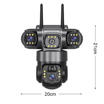 4G Solar Outdoor CCTV Camera 6K 12MP with Night Vision