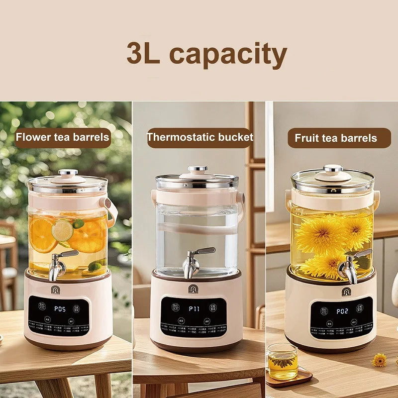 Large 3L Thermostatic Electric Kettle