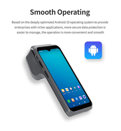 Android Handheld POS Terminal with 58mm Printer
