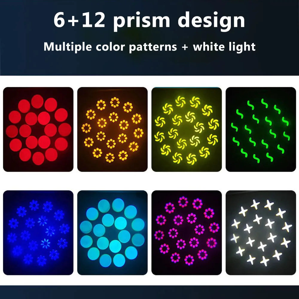 Professional 150W RGBW DJ Stage Light with 12 Channel Control