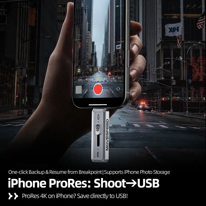 High Speed 2TB USB-C Solid State Flash Drive