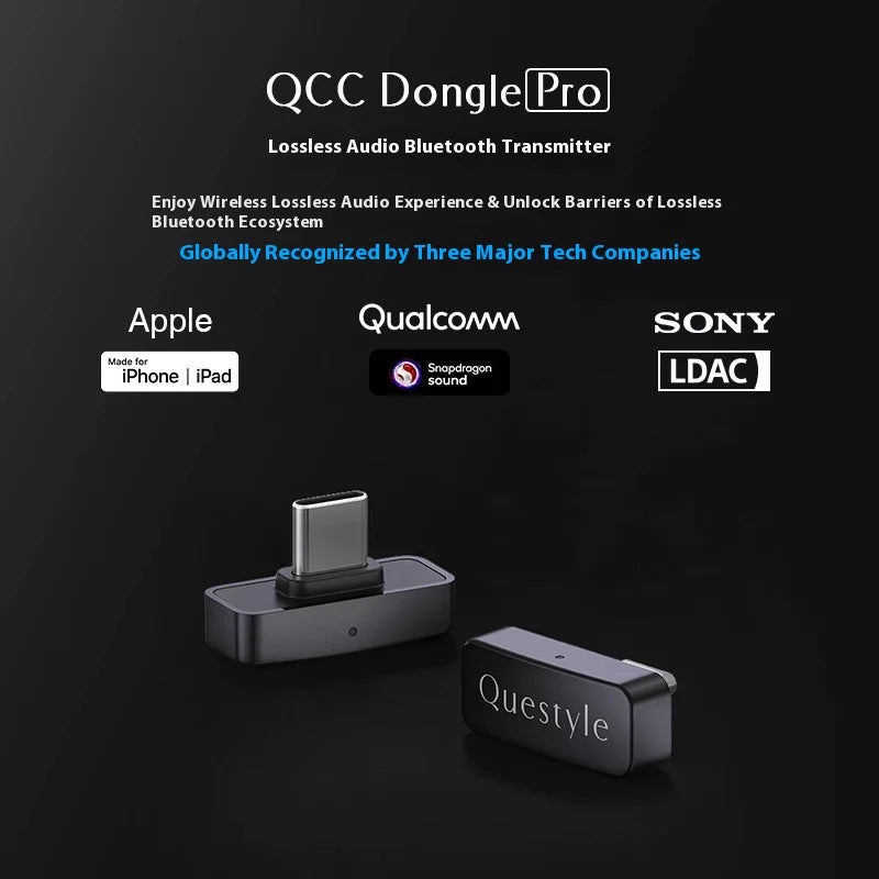 Portable LDAC AptX Bluetooth Audio Dongle for Hi-Res Sound