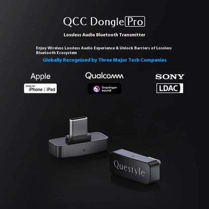 Portable LDAC AptX Bluetooth Audio Dongle for Hi-Res Sound