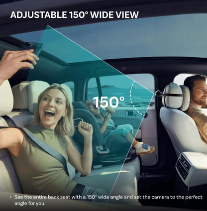Smart Rear Seat Monitoring Camera with Wireless Car Play