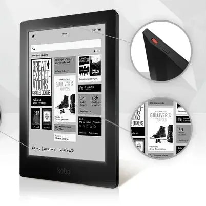 6.8 Inch eBook Reader 32GB E Ink Touch Black