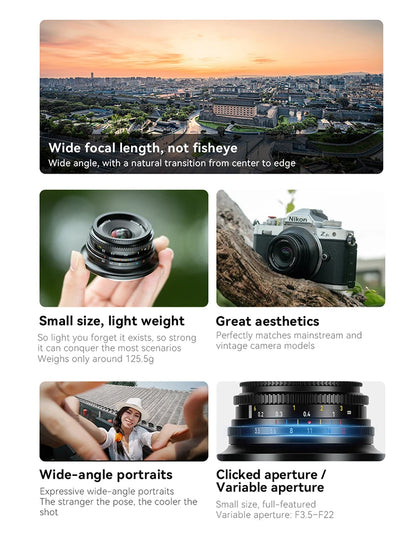 APS-C 10mm Fixed Focus Ultra Wide Lens