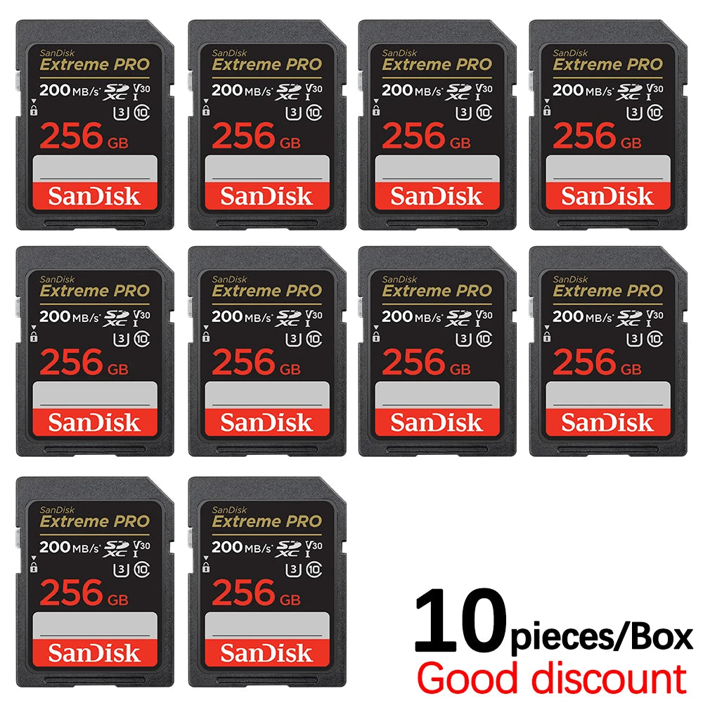 256GB 1TB High Speed SD Card 4K UHS-I V30
