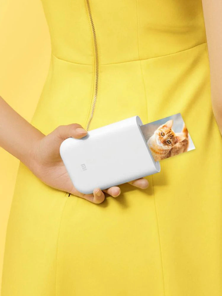 Mini Photo Printer and Case with 50-Pack Photo Paper
