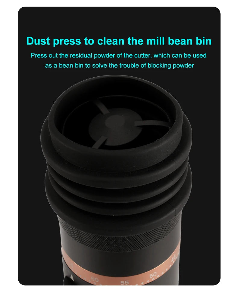 48mm Espresso Burr Coffee Grinder Cold Brew Compatible Grey