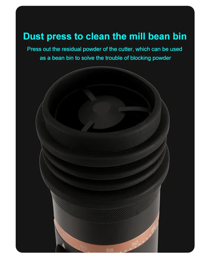 48mm Espresso Burr Coffee Grinder Cold Brew Compatible Grey