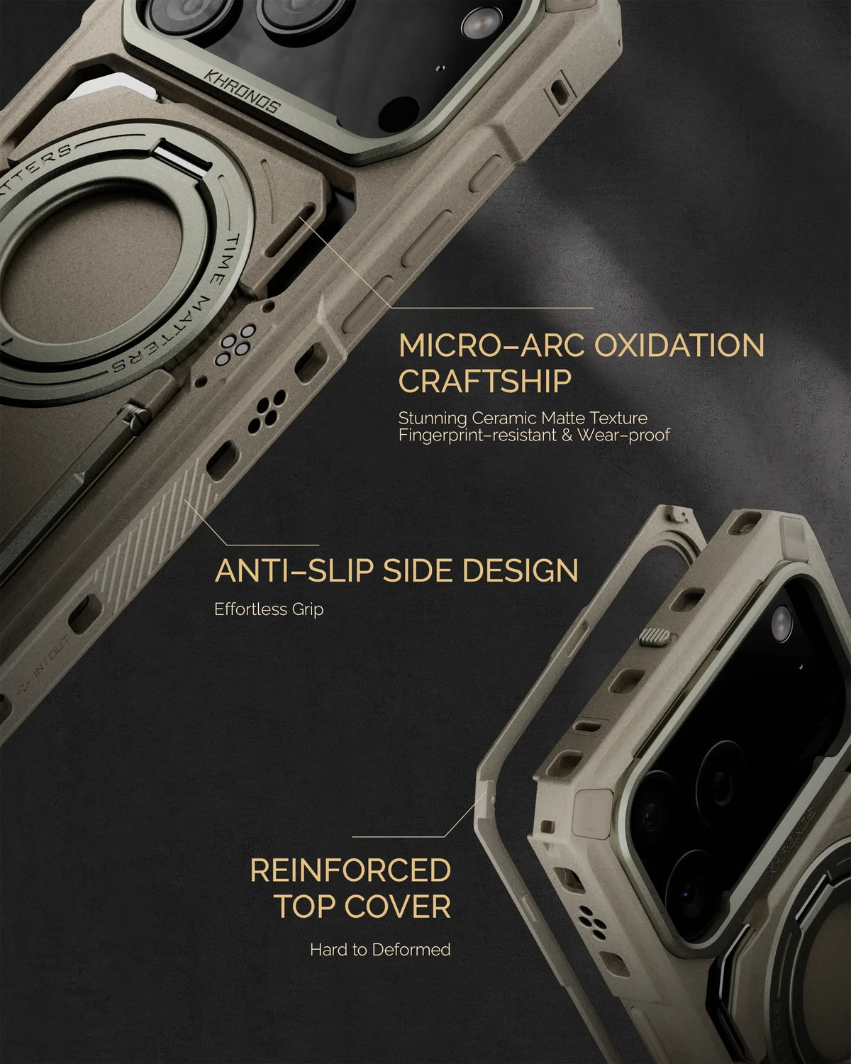 iPhone 17 Pro Max Phone Cage Kit with Magnetic Backplate