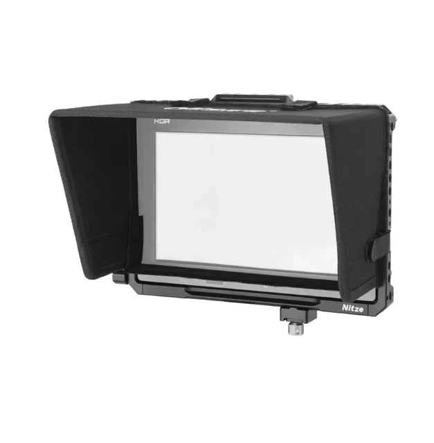 7 Inch Video Assist Monitor Cage with Sunhood Mount