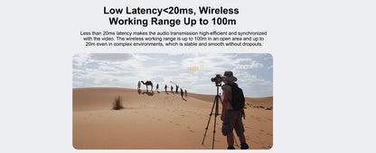 2.4G Wireless Shotgun Microphone for Camera and Type C Devices