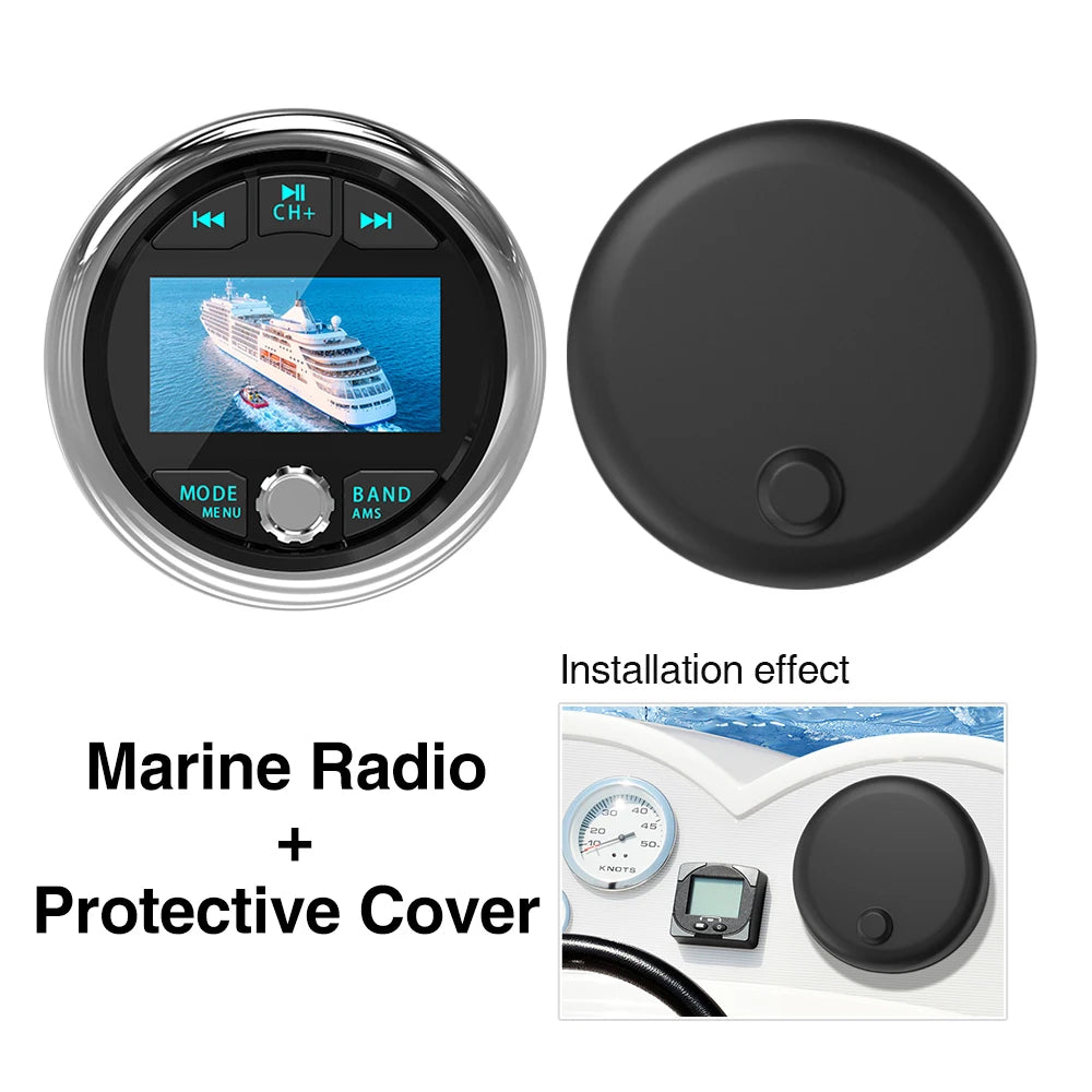 Waterproof 50RV with Cover for Outdoor Stereo Systems