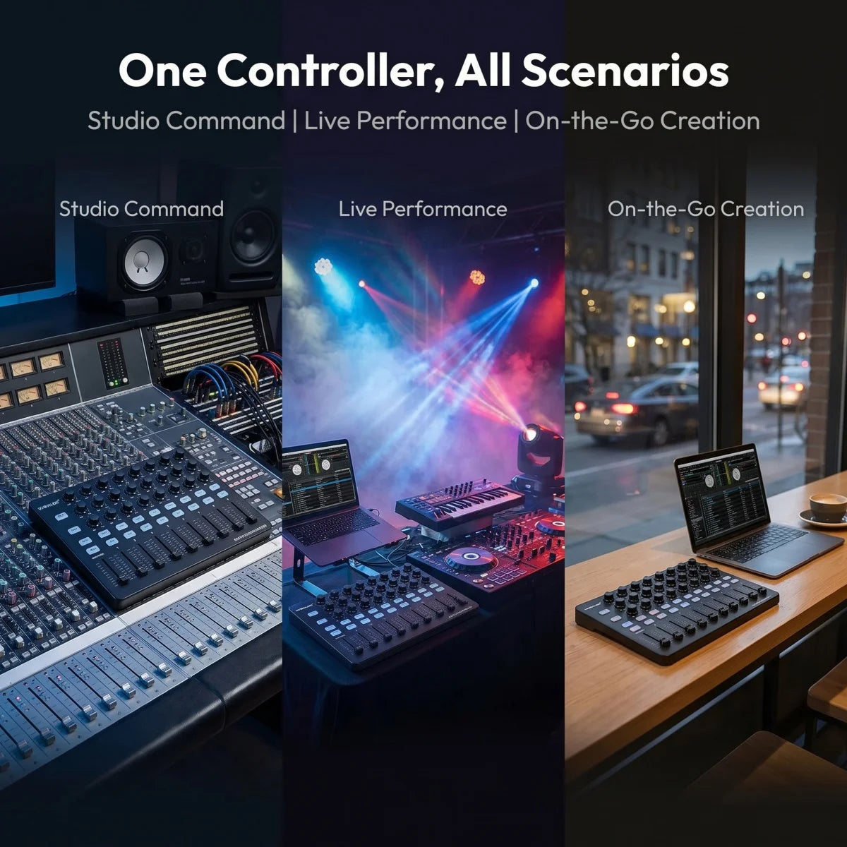 Ableton Live MIDI Control Surface with 16 Memory Banks