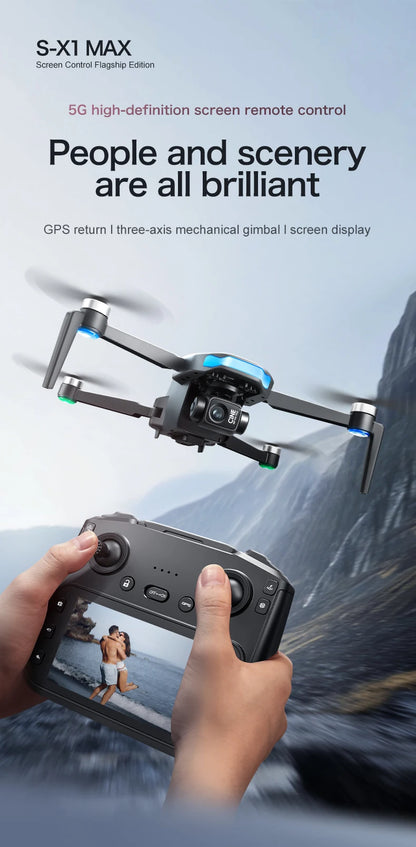3-Axis Anti-Shake Drone with 4K HD Camera